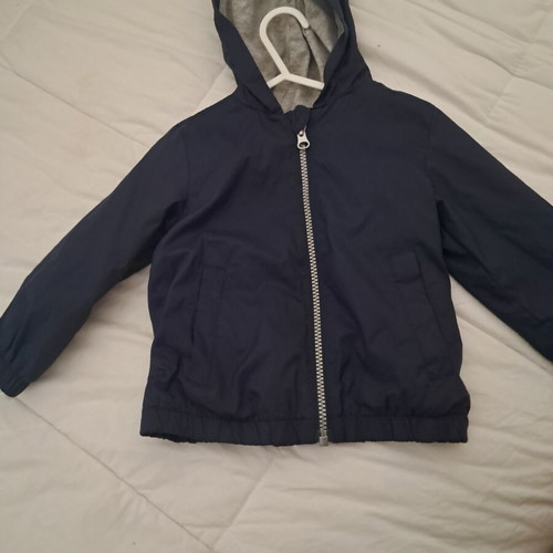 Benetton windbreaker jacket like new, blue, 1-2 years
