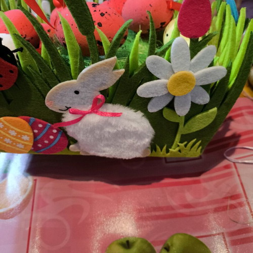 Easter decorative basket new with eggs