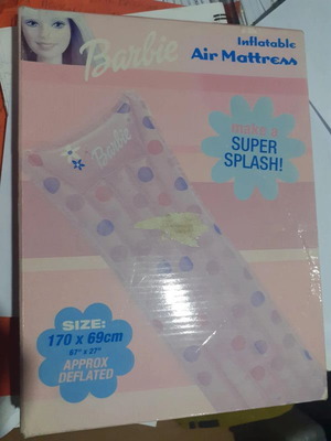 Barbie Inflatable Collectible Air Mattress pink new 1.70x69cm