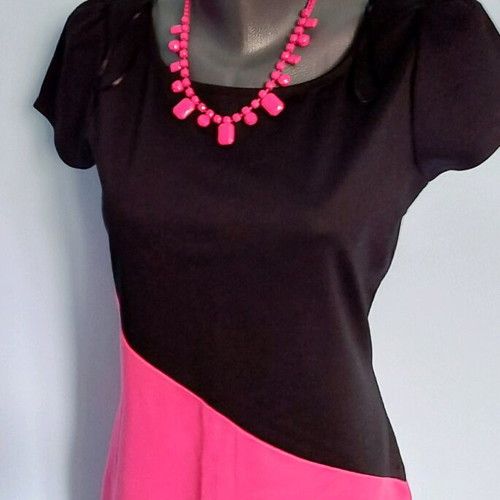 Barbara Hulanicki two-tone dress new