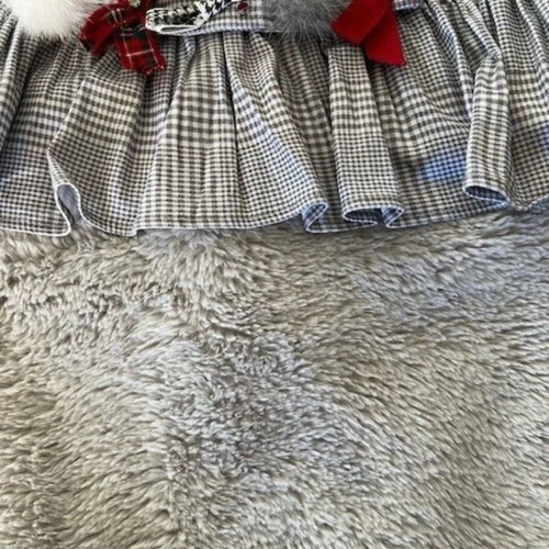 Lapin House winter dress for 6-year-old girl like new, grey
