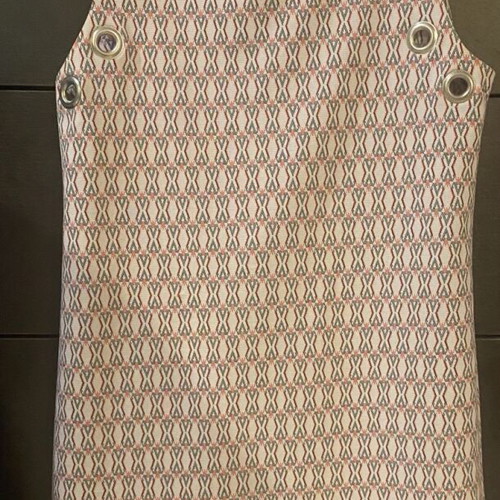 Minimal Paranoia dress straight cut with metal details like new