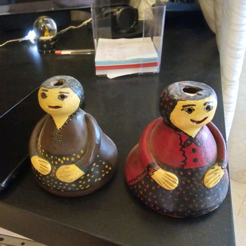 Clay figures used