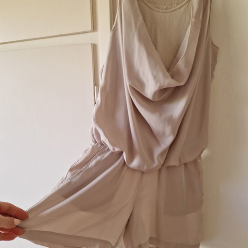 Sisley beige romper, size S