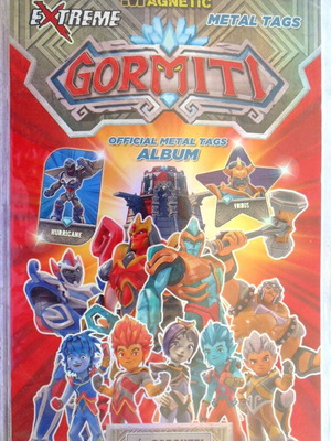 Gormiti Metal & Magnetic Tags Album like new