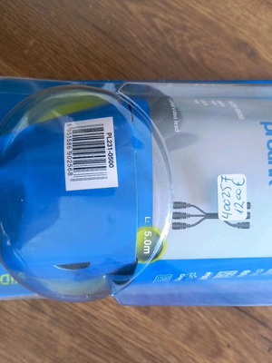 Prolink 3RCA Male to 3RCA Male Cable 5.0m new