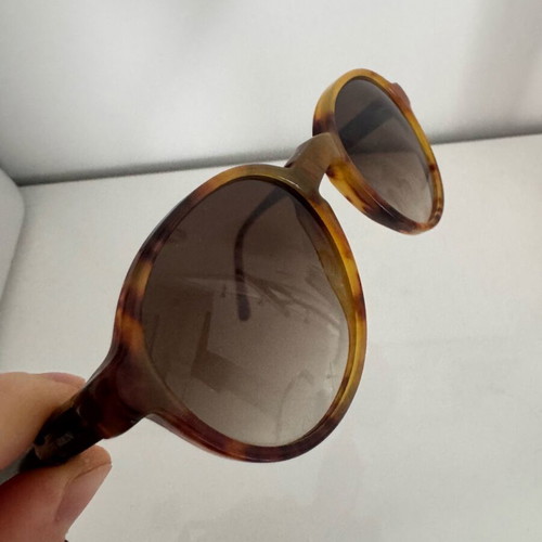 Giorgio Armani sunglasses used, brown tortoiseshell frame with degrade lenses