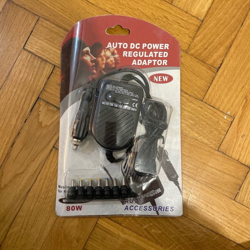 Auto DC power regulated adapter new