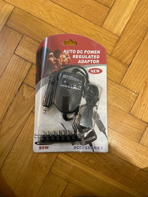 Auto DC power regulated adapter new