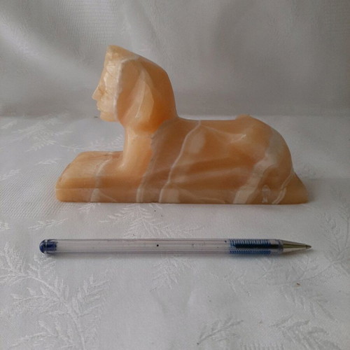 Sphinx figurine used, made of onyx