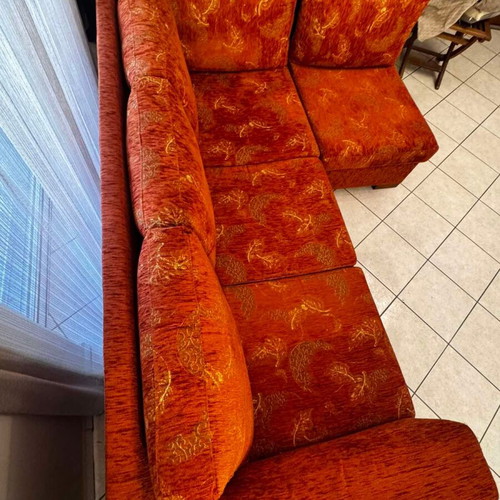 Corner sofa 3-seater with recliner like new