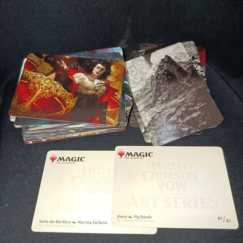 MTG Innistrad Crimson Vow πλήρες σετ art, 81/81