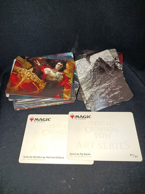 MTG Innistrad Crimson Vow πλήρες σετ art, 81/81