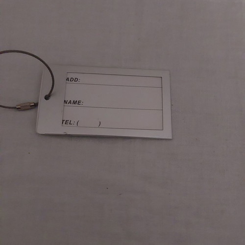 Suitcase label new