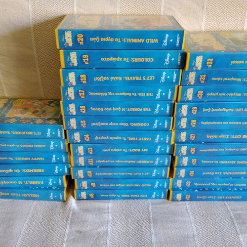 Disney's Magic English collection 29 VHS tapes like new