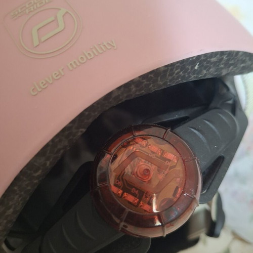 Scoot & Ride Kids Helmet XXS-S Rose with LED Light like new