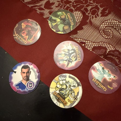 Gormiti and Transformers Tazos like new