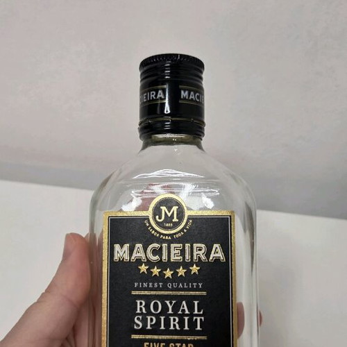 Macieira Five Star Royal Spirit empty bottle like new