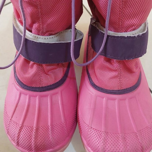Mc Kinley snow boots used, size 35/36, pink and purple