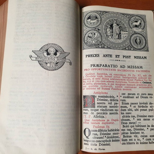 Marietti Pars Verna Breviarium Romanum book used, Easter Lenten volume