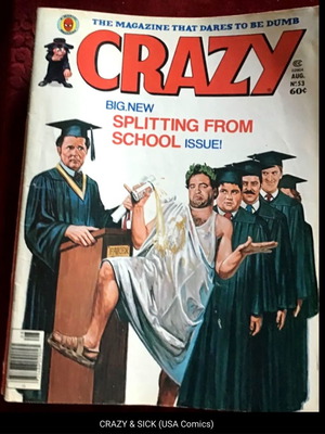 Crazy magazine used, issue 53, English