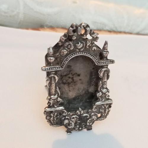 Silver miniature frame 925 like new