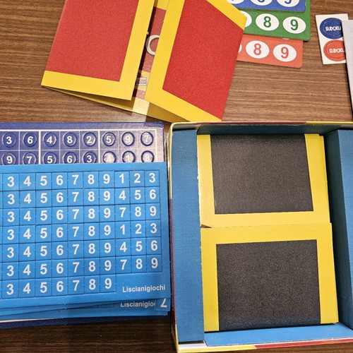 Sudoku board game used