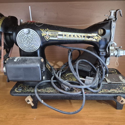 Vintage Transit sewing machine with motor used