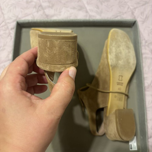 Leather sandals Tsitsivas like new, size 40, beige and brown