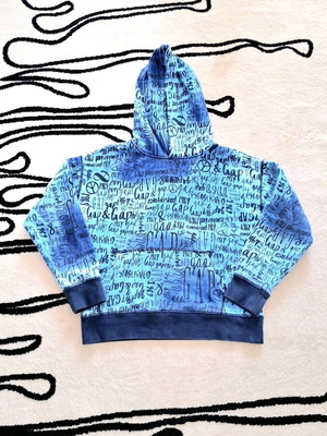 Gap μπλε φούτερ hoodie παιδικό καινούργιο με tags 7-9 ετών