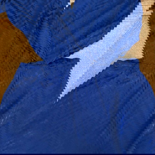 Μπλε ρουά ολόσωμη φόρμα cut out XS