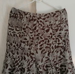 Vintage skirt Ventilo La Colline, new, 100% cotton floral pattern