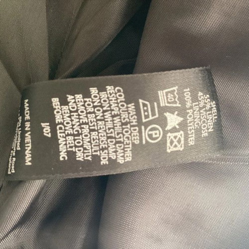 Black A-line skirt with beige stripes XXXL / 46 / 18·New with tags·Bhs