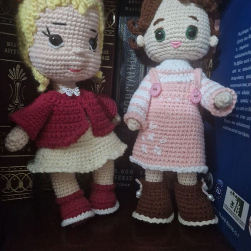 Handmade Crochet Dolls new for play or decoration