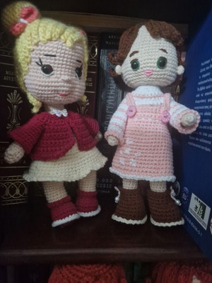Handmade Crochet Dolls new for play or decoration