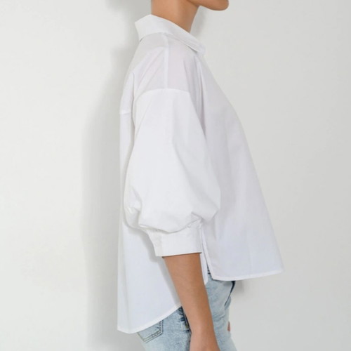 White Pink Woman shirt like new, size L