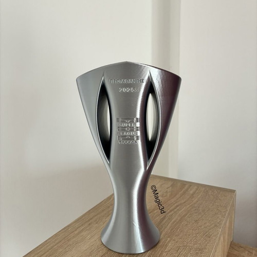 Superleague Cup 2025 trophy made to order, 3d printed