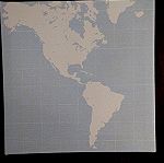  Σετ καδρακια χάρτης της υφηλίου