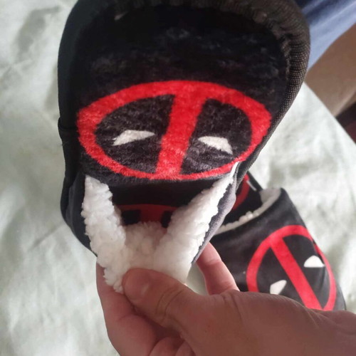 Deadpool slippers new, size 39-40 (medium)