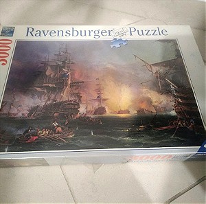 Παζλ ολοκαίνουριο στη ζελατίνα του Ravensburger puzzle ναυμαχία 3000 κομμάτια