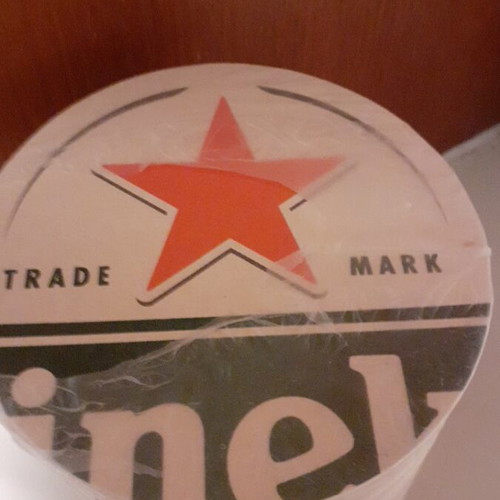 Heineken paper coasters, new