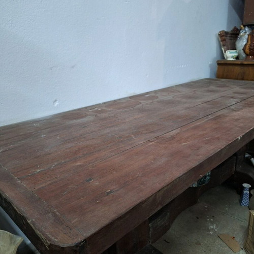 Monastic table used, old, unliftable