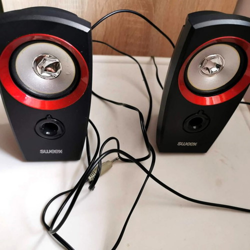 Sweex computer speakers Stereo 2.0 used, wired