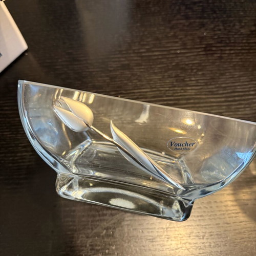 Fountain bowl with silver detail new