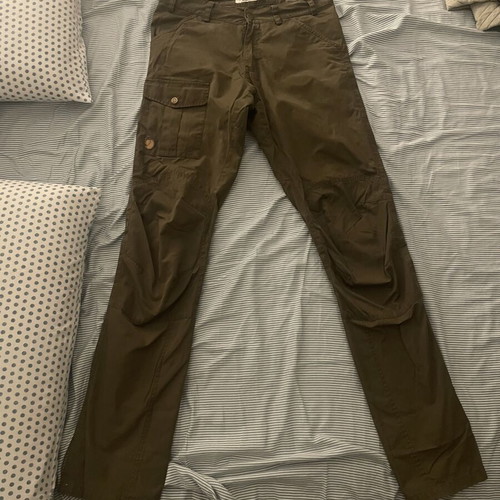 Fjallraven hiking pants, black and khaki, size EU 46 US 30-31