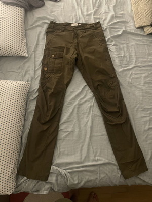 Fjallraven hiking pants, black and khaki, size EU 46 US 30-31