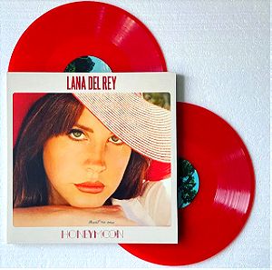 Lana del Rey Honeymoon super rare limited edition red vinyl with different cover