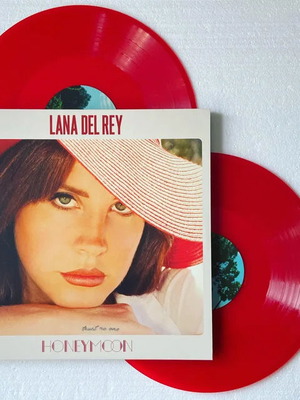 Βινύλιο Lana del Rey Honeymoon limited edition κόκκινο σαν καινούργιο