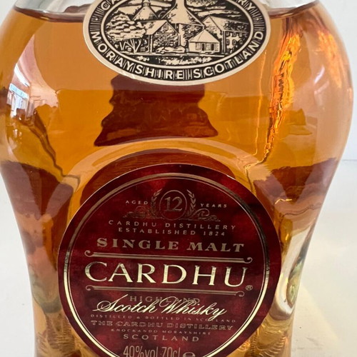 Cardhu Single Malt 12 Years Old Whisky new, collectible, sealed