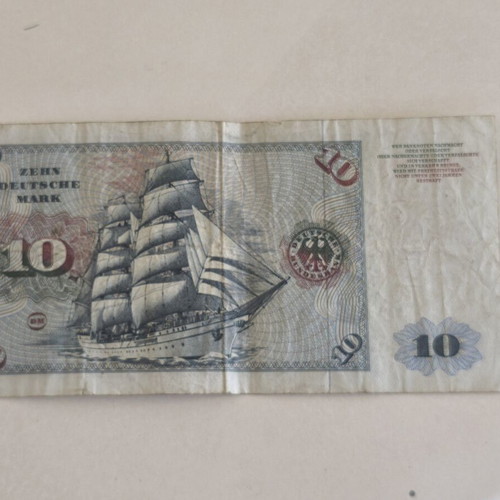 10 Deutsche Mark banknote, Germany 1970 issue